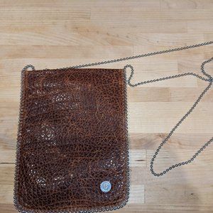 Leatherock Night Out Brown Leather Pouch Bag